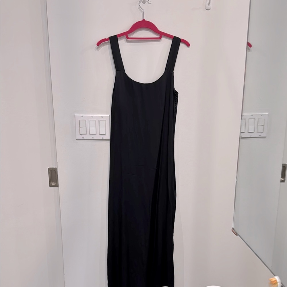 DONNI Black silk dress